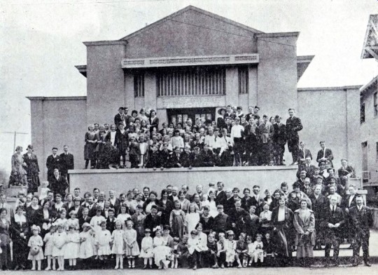 The Zendo with its Mormon Congregation, 1917